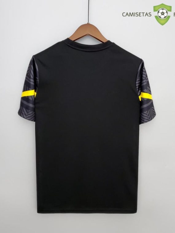 Camiseta Borussia Dortmund 22-23, Pre-Partido Negro