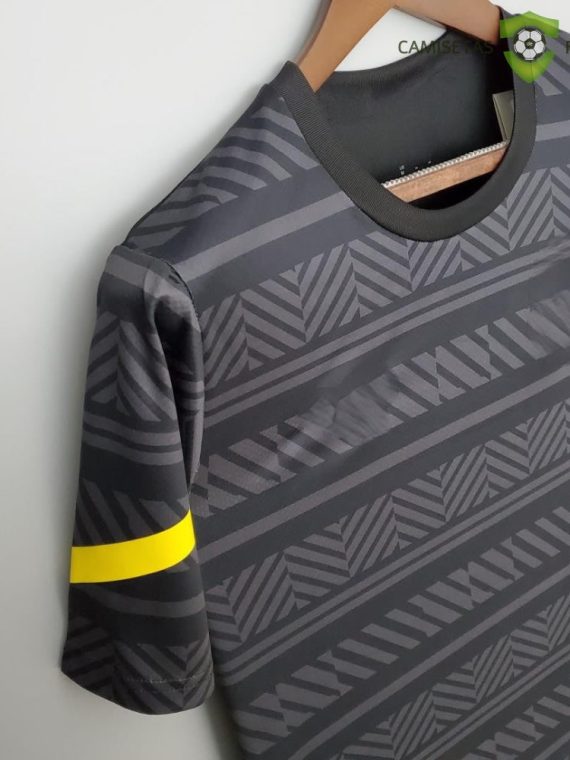 Camiseta Borussia Dortmund 22-23, Pre-Partido Negro