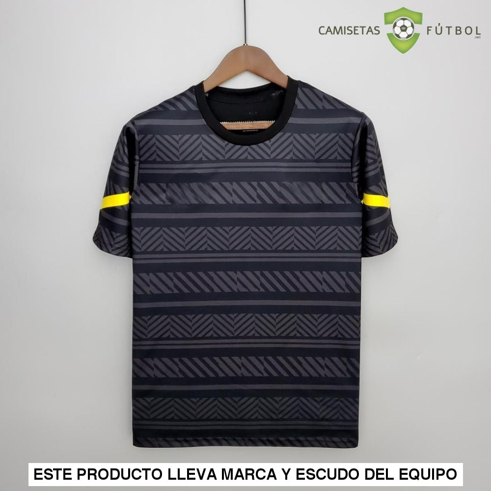 Camiseta Borussia Dortmund 22-23, Pre-Partido Negro