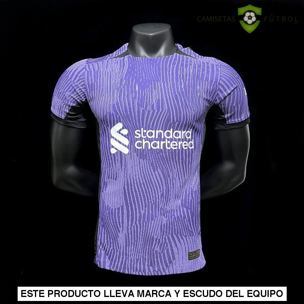 Camiseta Liverpool 23-24, 3 Equipacion (Player Version)