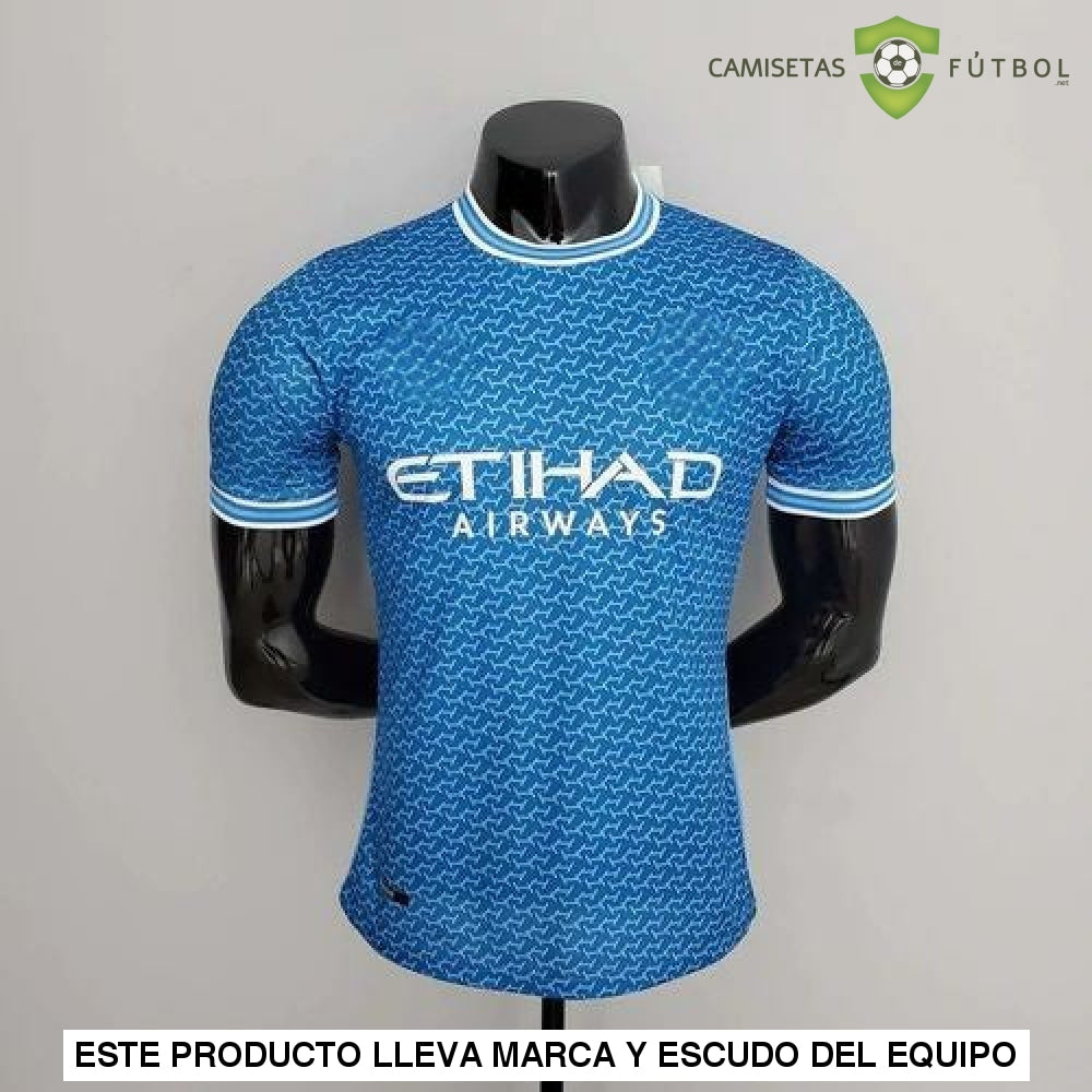 Camiseta Manchester City 22-23, Edicion Especial Azul (Player Version)